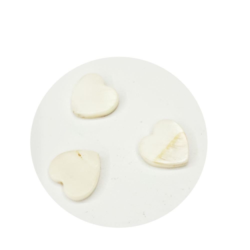 愛心 珍珠貝片珠 1.2*1.2*0.3公分 1個【十方】144079