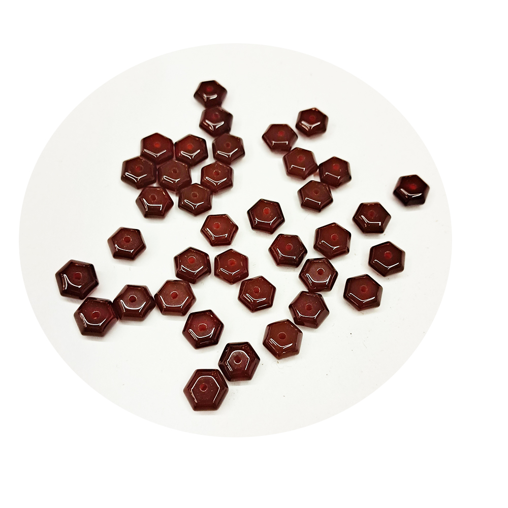 紅玉髓片珠 0.3*0.6公分 4個【十方】144081