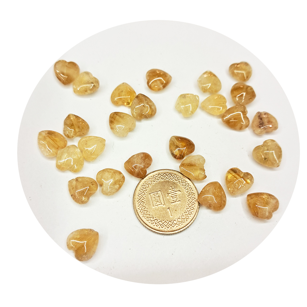 愛心鈦晶 珠 0.4*0.8公分 配件2個【十方】144084