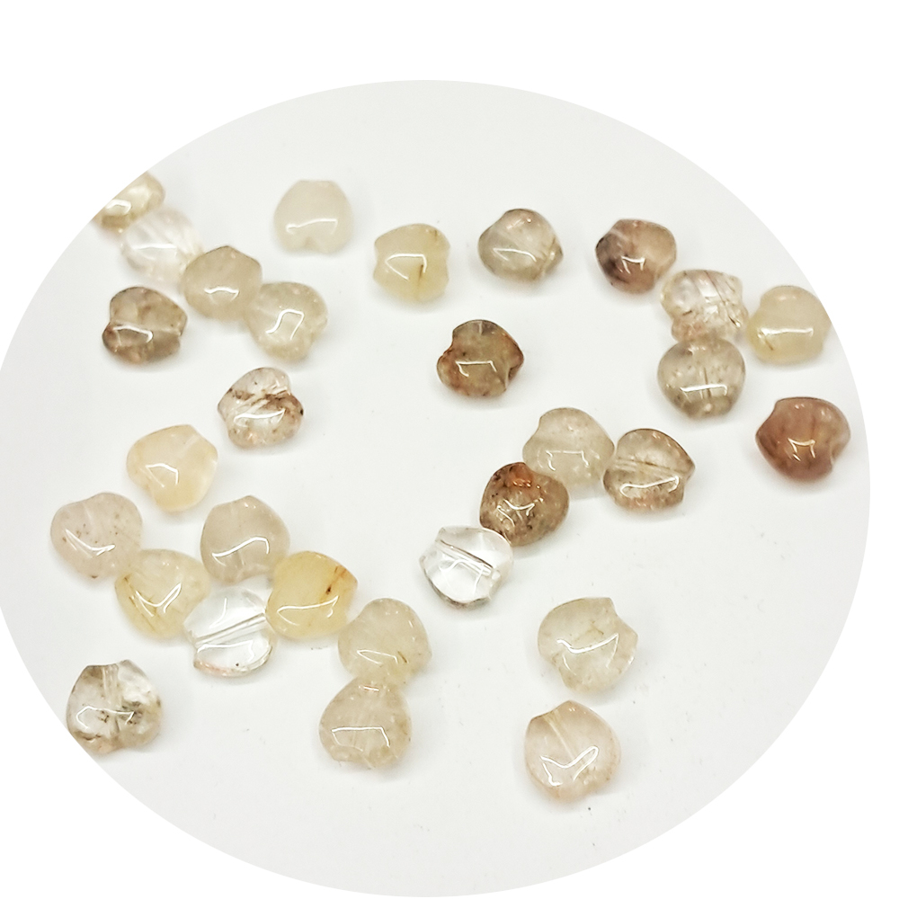 蘋果型 鈦晶 珠 0.4*0.8公分 配件2個【十方】144086