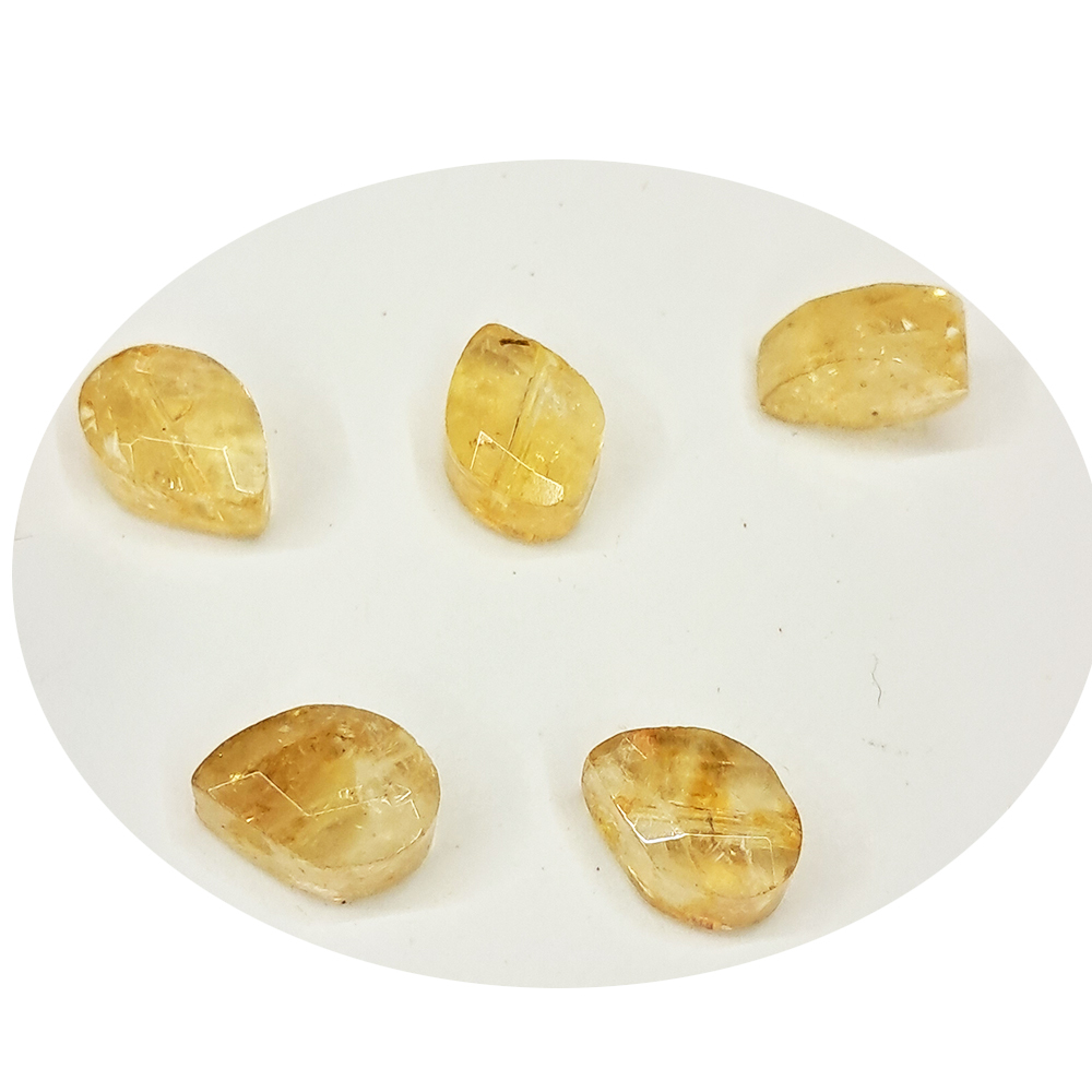 金枝玉葉 黃水晶珠 1.2*0.7*0.8公分 配件1個【十方】144093