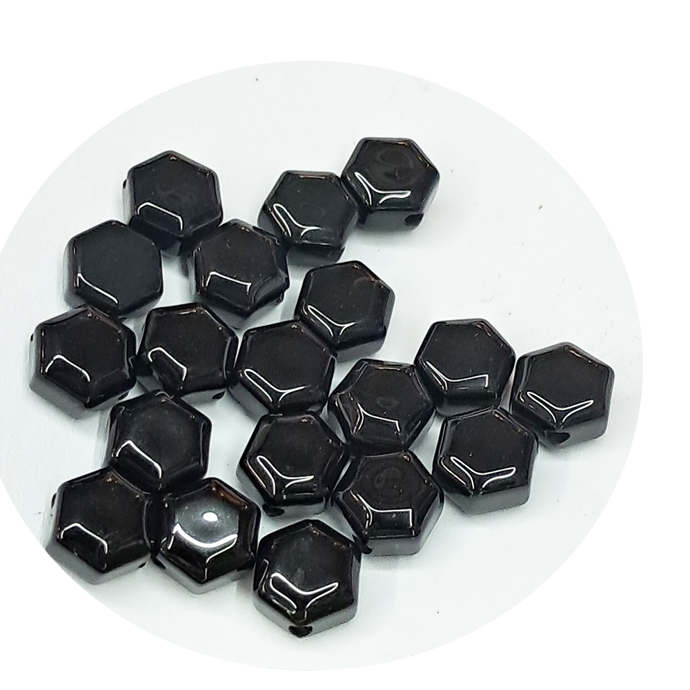 六度 黑瑪瑙扁珠 0.5*0.8公分 2個【十方】144097