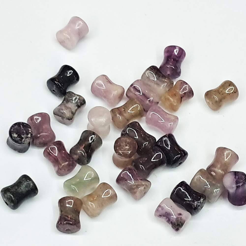 紫晶骨珠1*0.8公分 配件1個【十方】144127