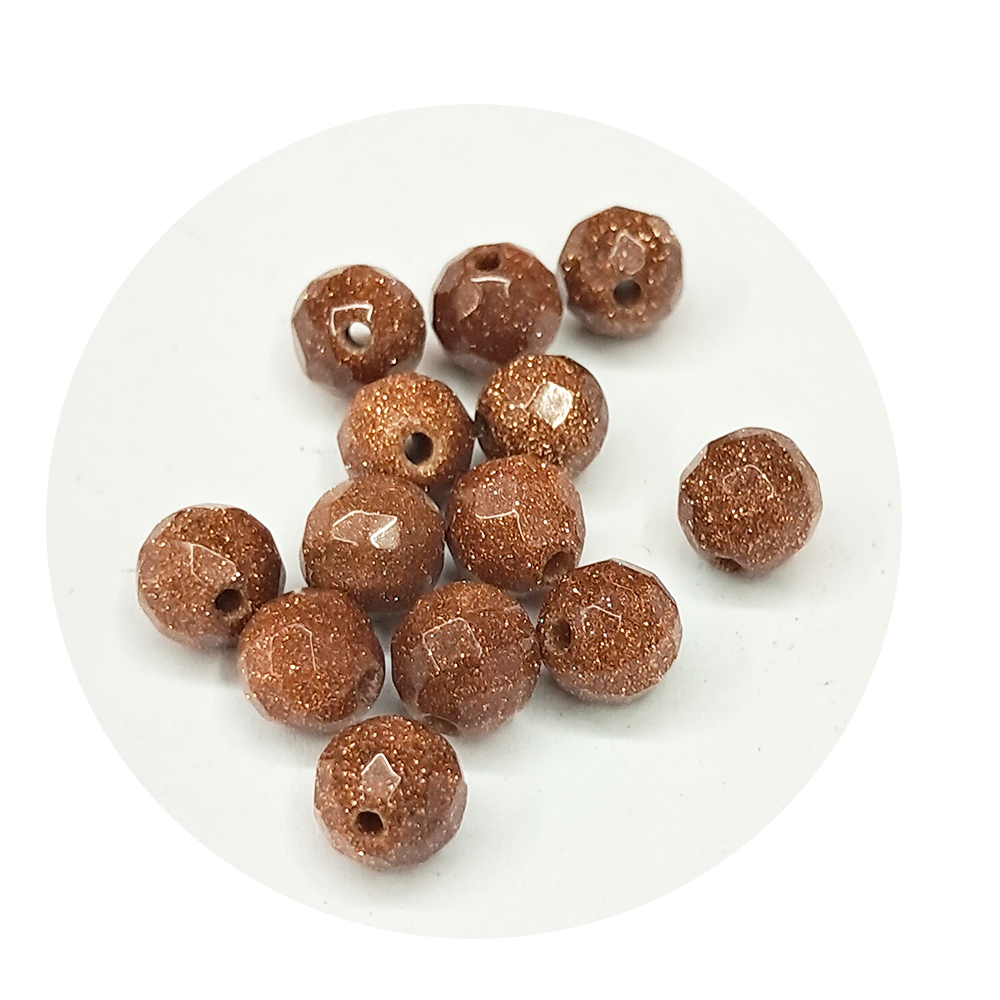 金砂石 晶鑽珠6mm  3個【十方】115411