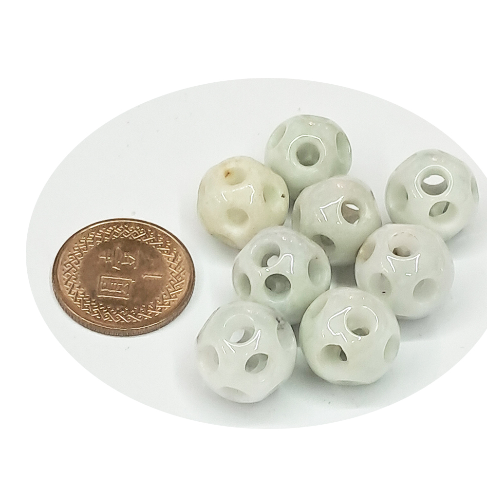 路路通 玉圓珠1.3公分玉配件1個【十方】125430