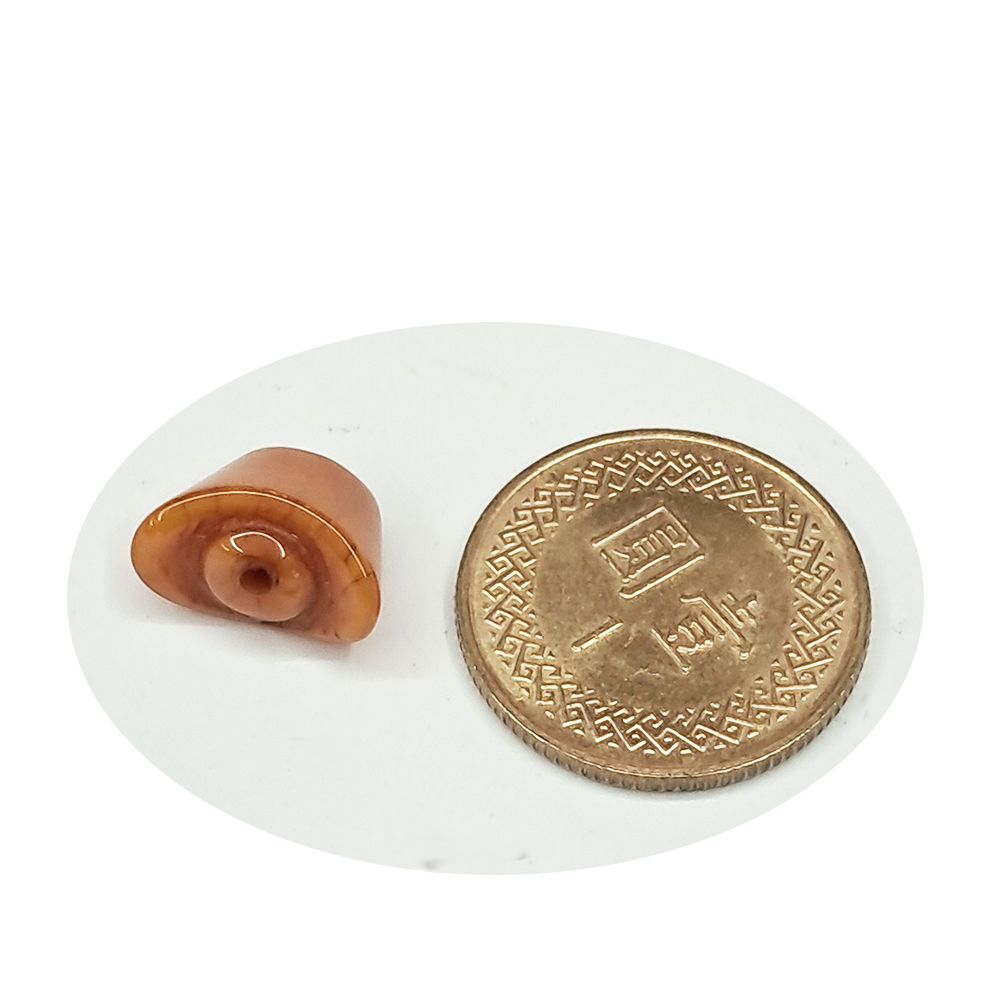 元寶 火供珠1.1*0.7公分 1個【十方】141694