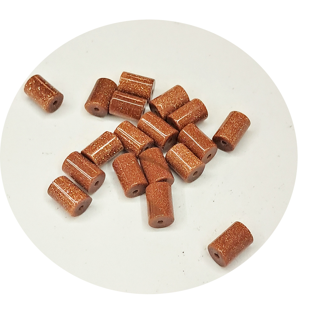 金砂圓柱珠 0.4*0.7公分 3個【十方】144107