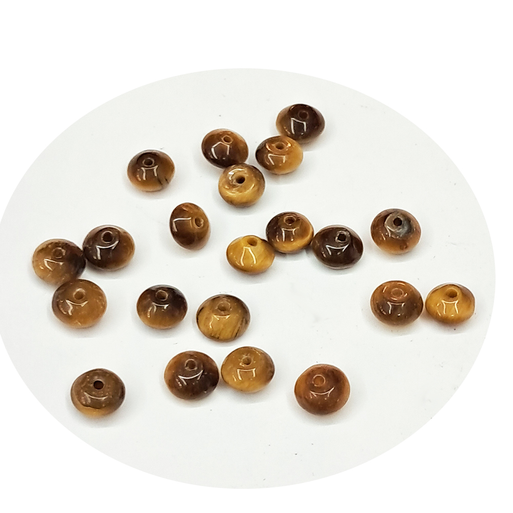 碟形 虎眼石 0.6*0.4公分 4個【十方】144249