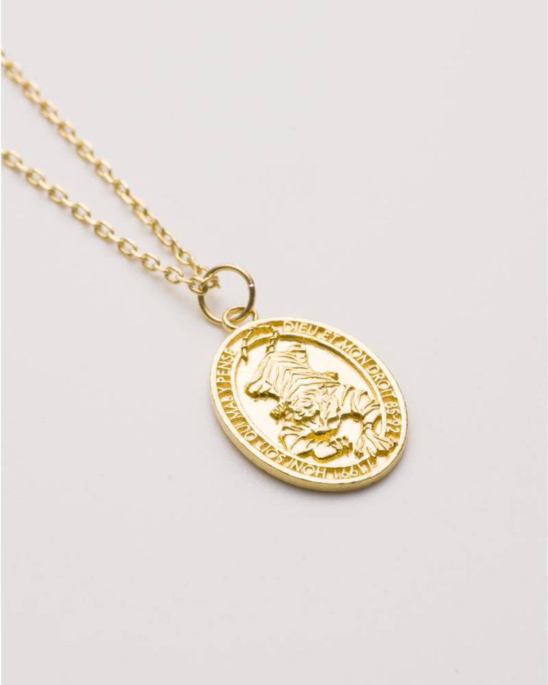 LUSIVE｜老虎項鍊 Tiger Necklace (金色)