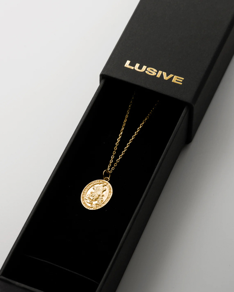 LUSIVE｜老虎項鍊 Tiger Necklace (金色)