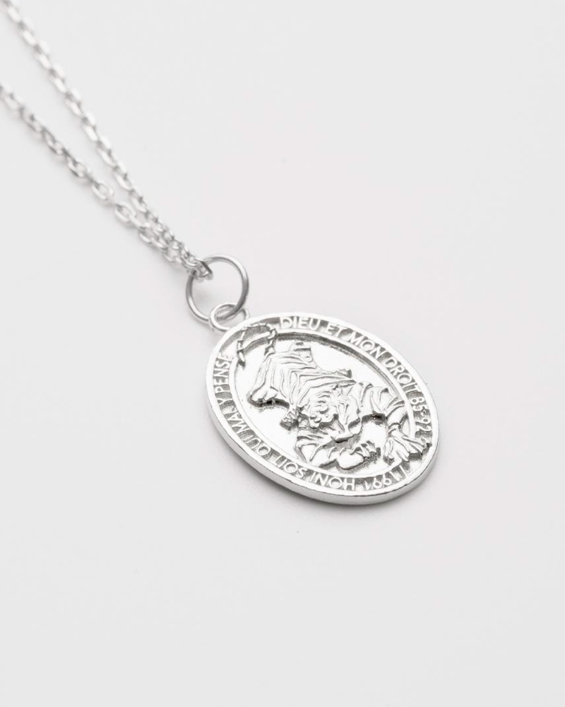 LUSIVE｜老虎項鍊 Tiger Necklace (銀色)