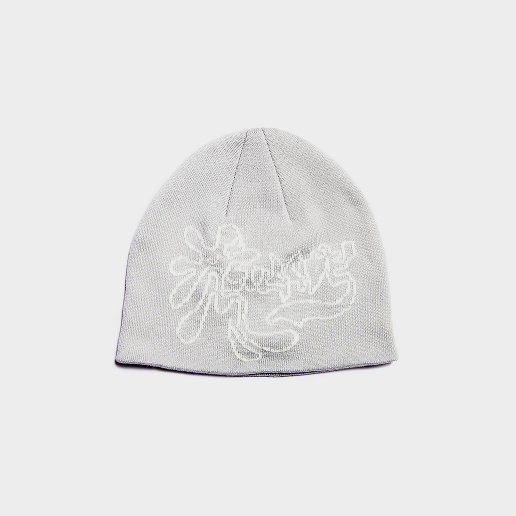 LUSIVE｜塗鴉 LOGO 毛帽 Graffiti Logo Beanie (灰色)
