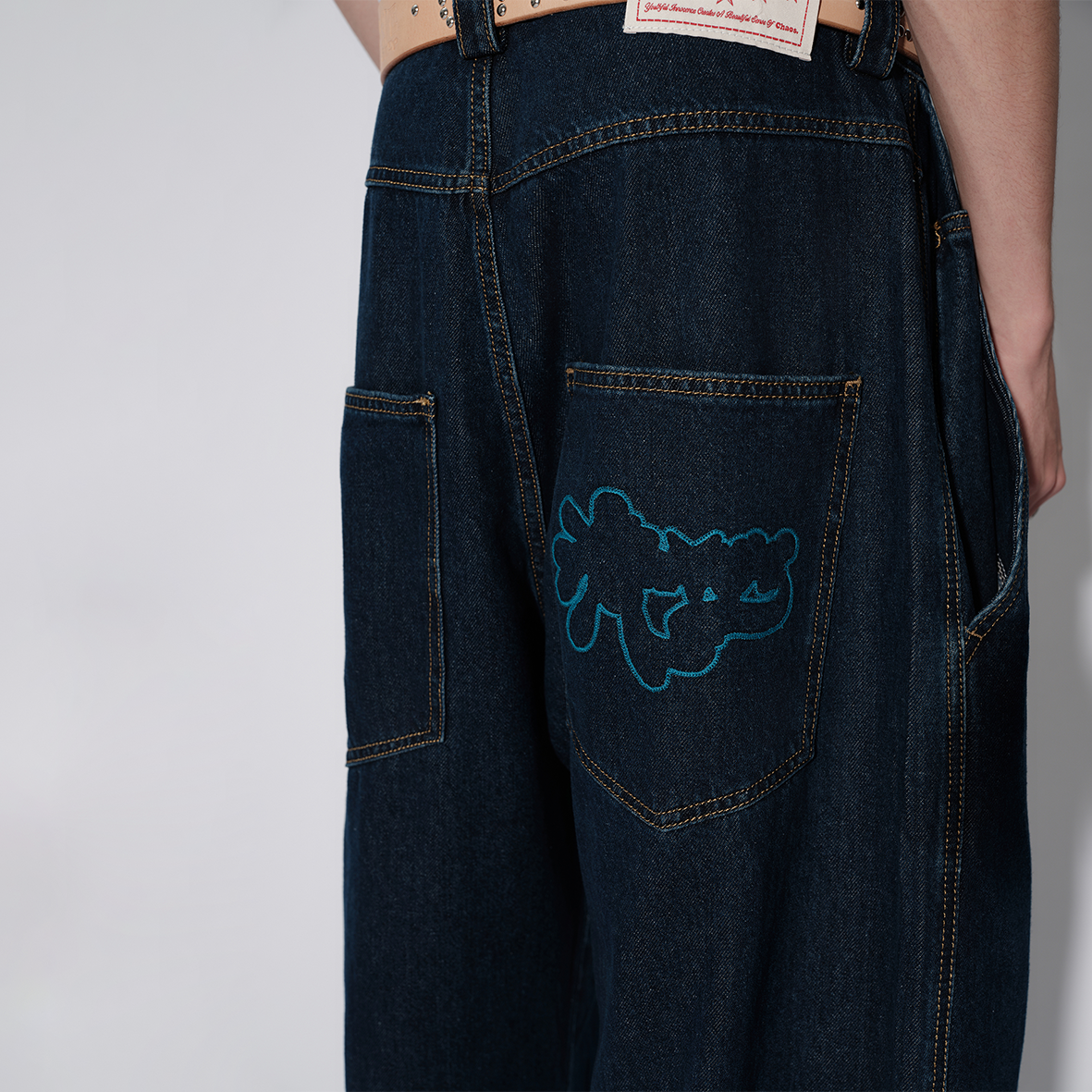LUSIVE｜寬大牛仔褲 Baggy Jeans (藍色)