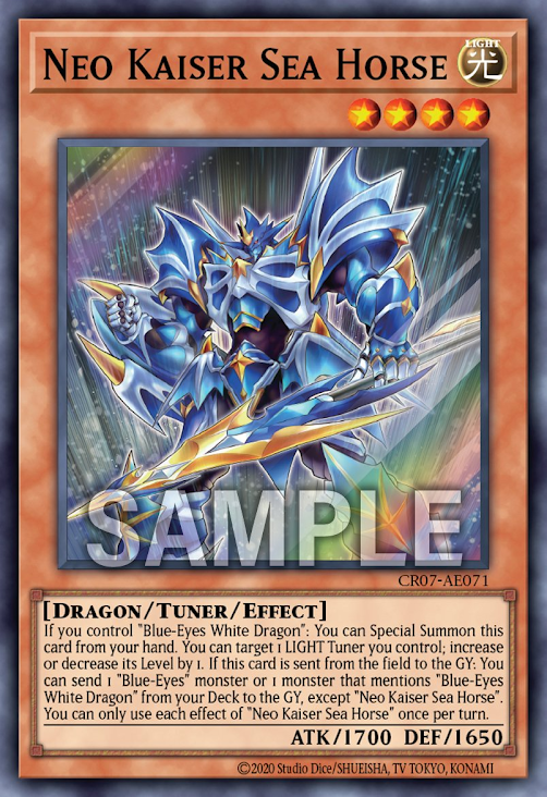 CR07-AE071 CR07-AES17(SR/SER)Neo Kaiser Sea Horse(新 凱薩海馬)