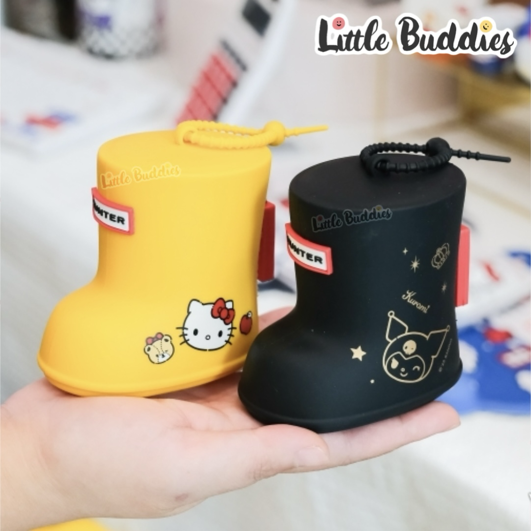 台灣限定 HUNTER x Sanrio characters 聯名系列 雨鞋造型零錢包