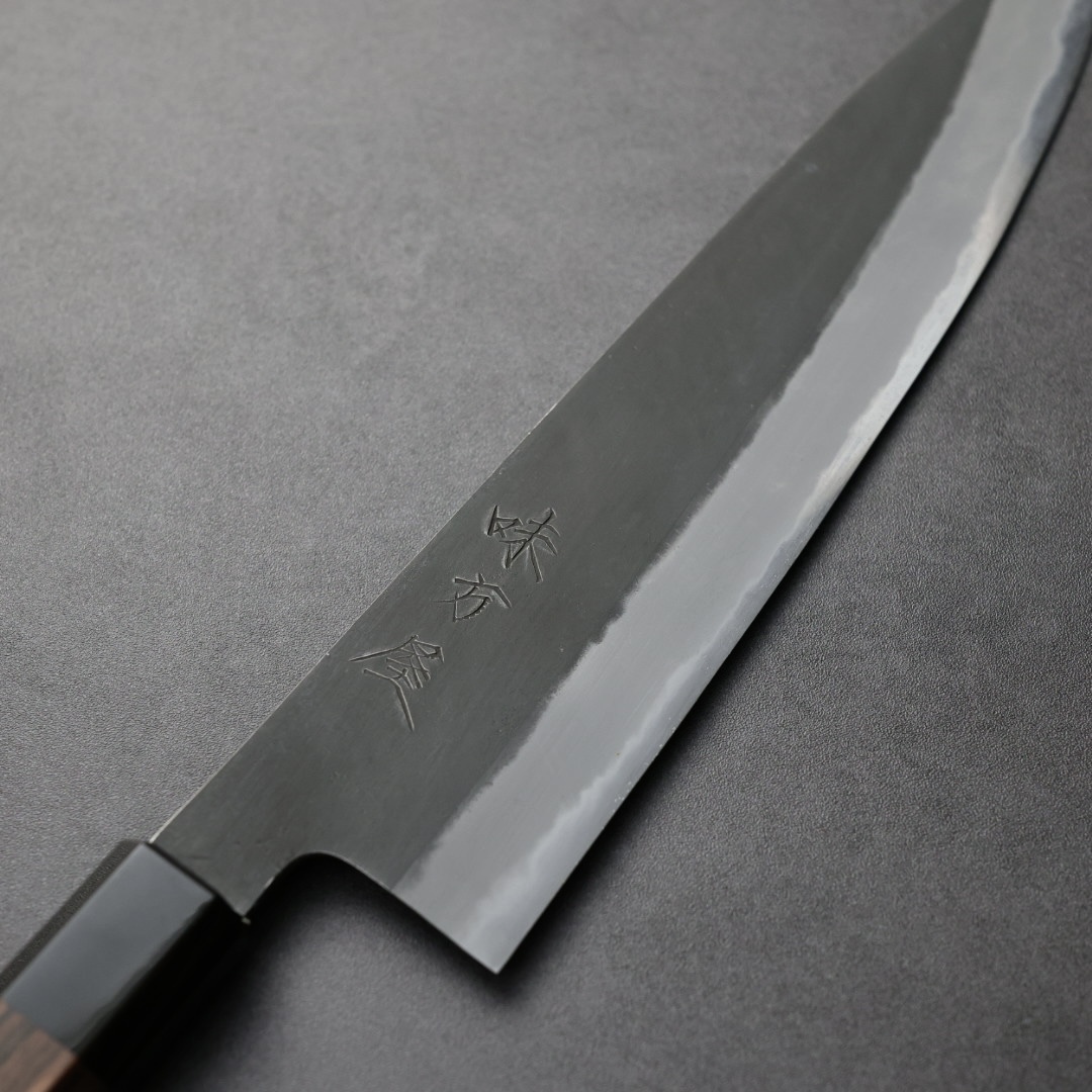 日野浦刃物味方屋牛刀240mm 白紙鋼黑打
