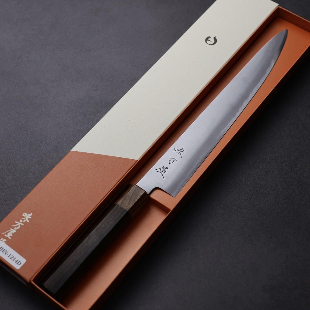 日野浦刃物 味方屋 筋引 270mm 白紙鋼 磨