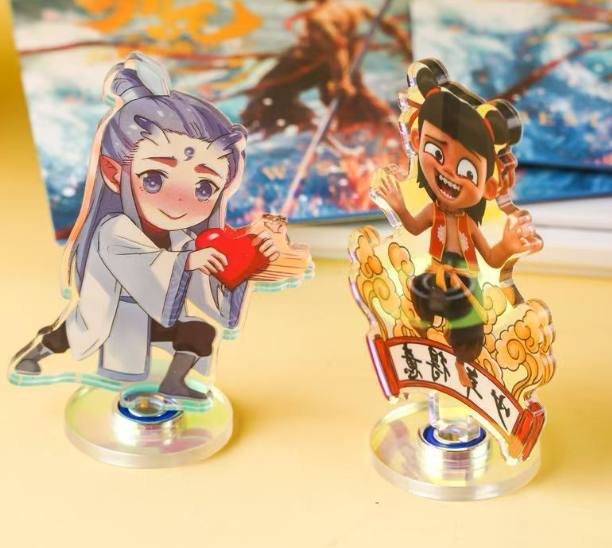 傲丙旋转亚克力立牌 随机