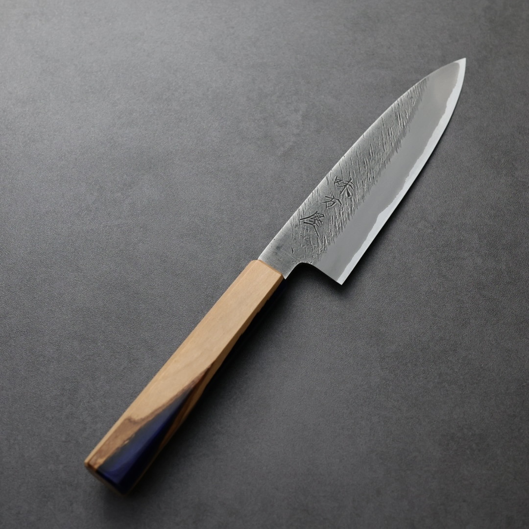 日野浦刃物 味方屋 蔬果刀 150mm 白紙鋼 松葉鎚目