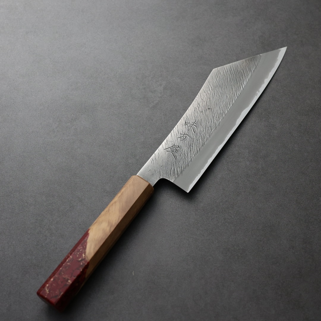 日野浦刃物 味方屋 博多 180mm 白紙鋼 松葉鎚目