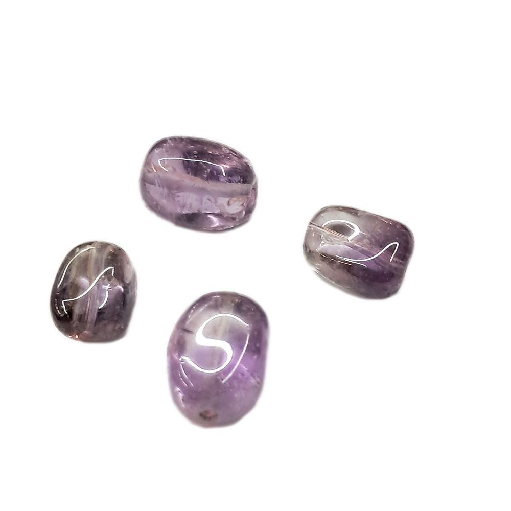 紫黃晶 珠1.2*0.9公分 1個【十方】122652