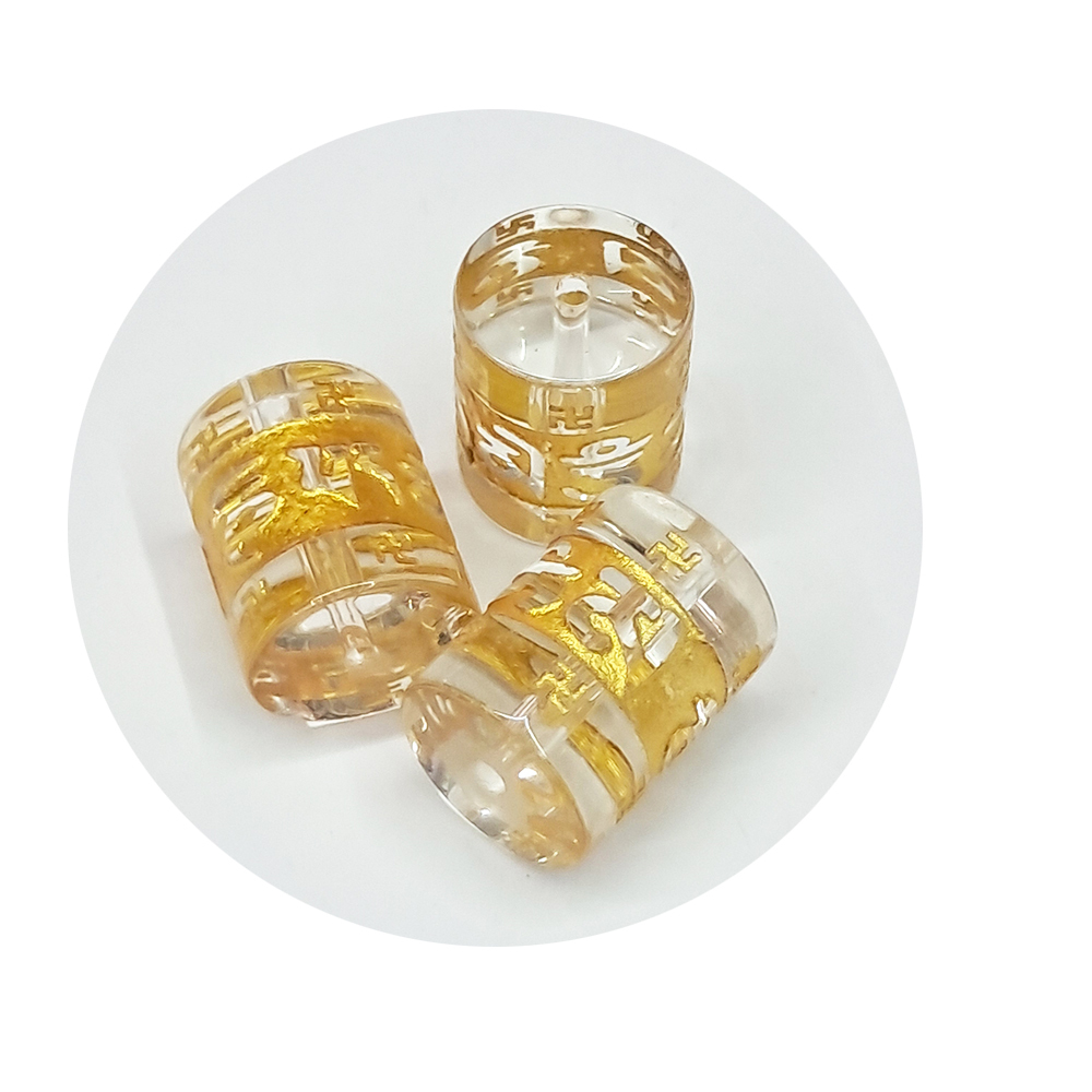 轉經輪水晶 1.2*0.8公分 1個【十方】141608