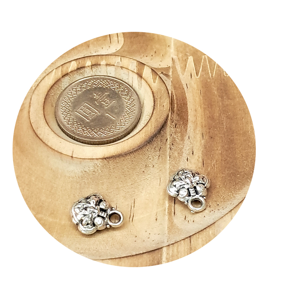 長命鎖 藏銀 2個【十方】141725