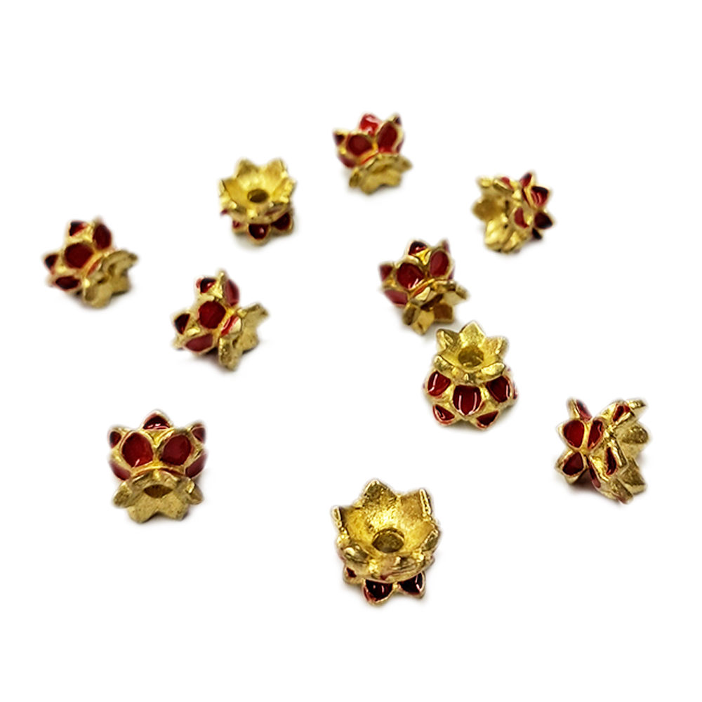 紅蓮花座 銅配件 0.9*0.7公分 1個【十方】143795