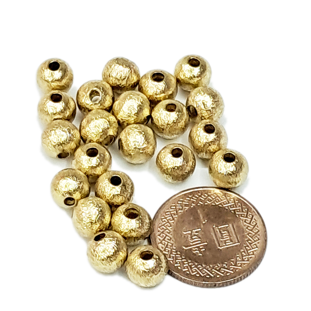 金砂球 銅配件 0.8*0.7公分 1個【十方】143796
