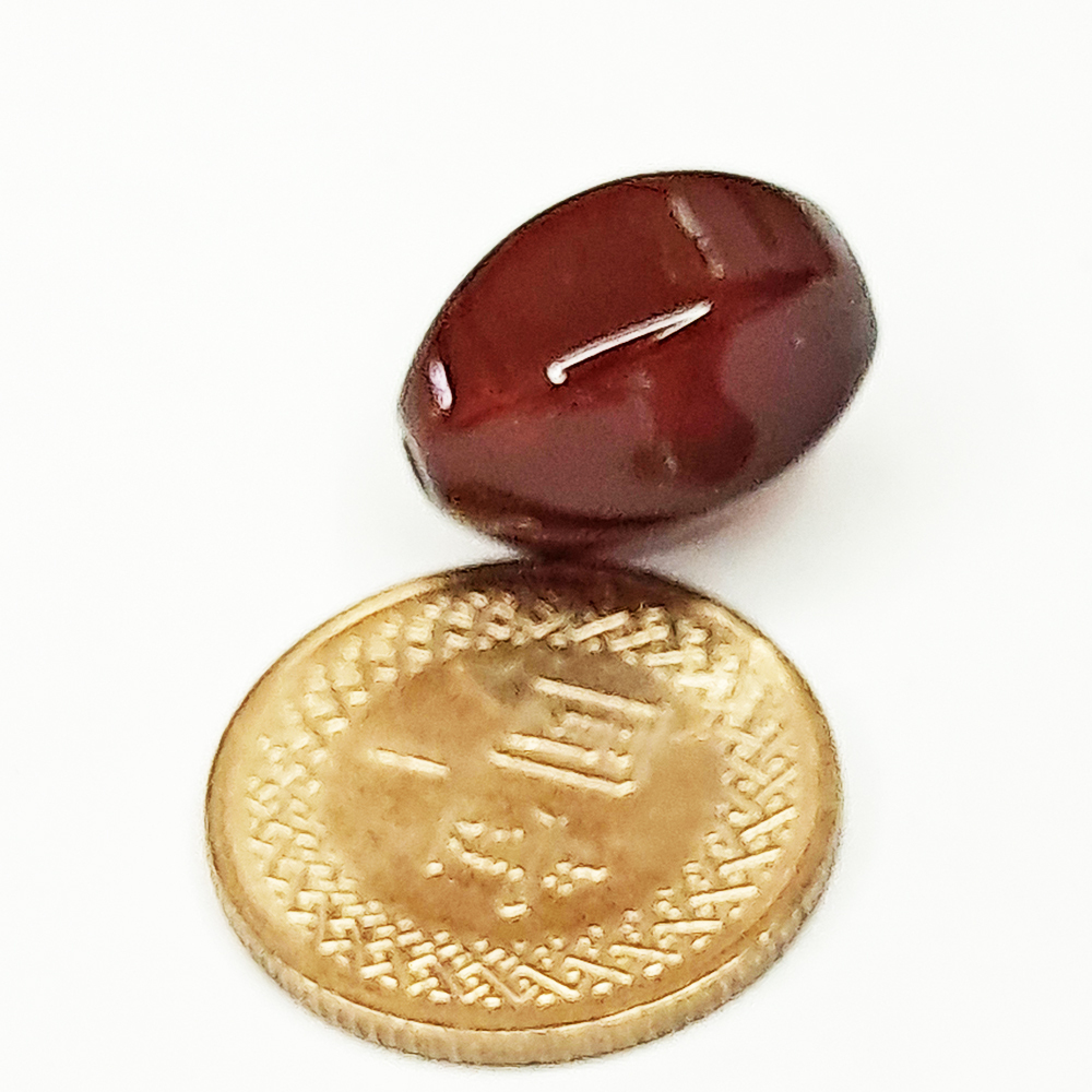 桃型 紅玉髓 1.5*1.2公分 1個【十方】144228