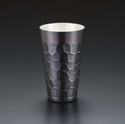 Tsuchi｜日本燕三条製鎚目紋純銅製啤酒杯｜450ml