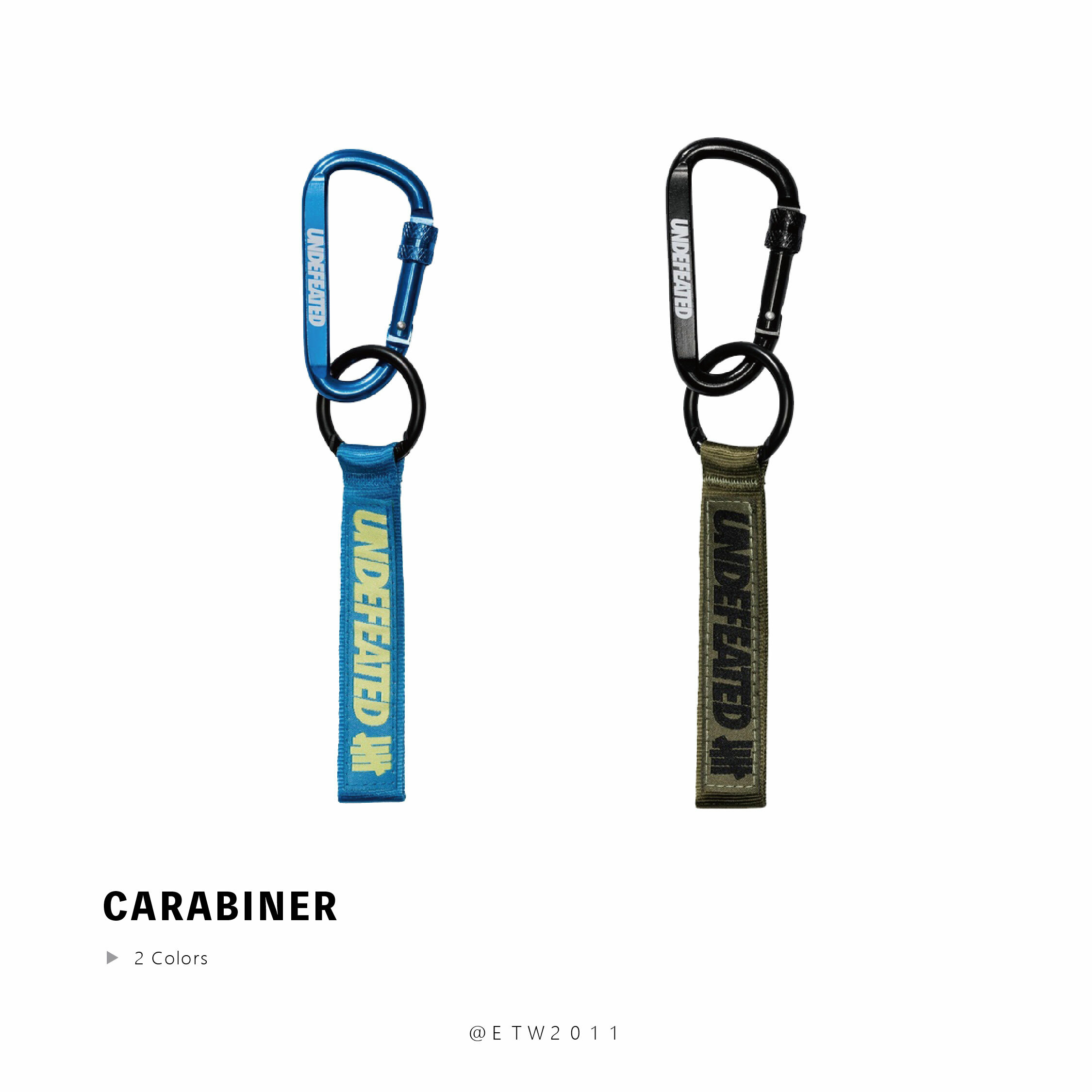☆ETW☆【EASY TO WEAR】UNDEFEATED CARABINER 登山扣環 鑰匙圈