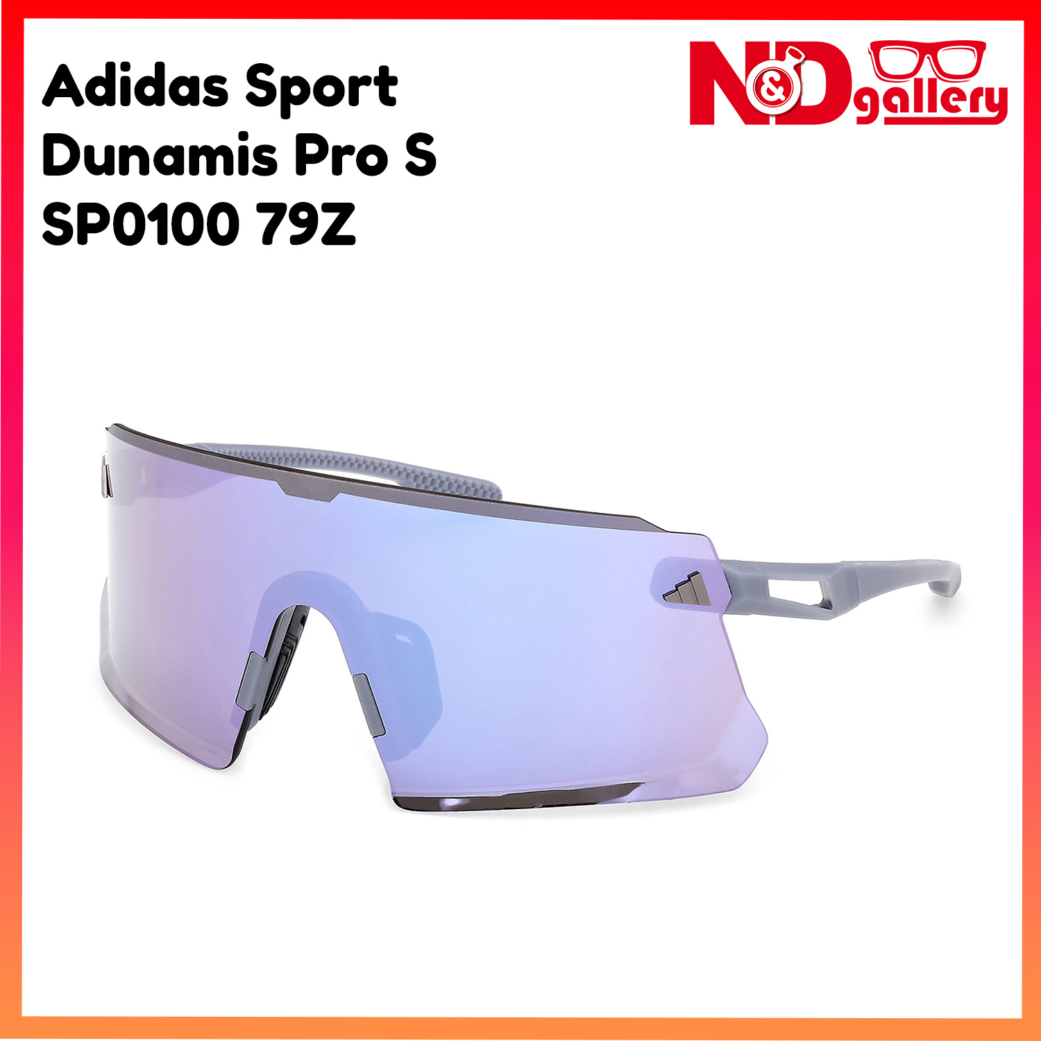 Adidas Dunamis Pro S Sp0100 79Z (Lilac) Sport Sunglasses 100% original