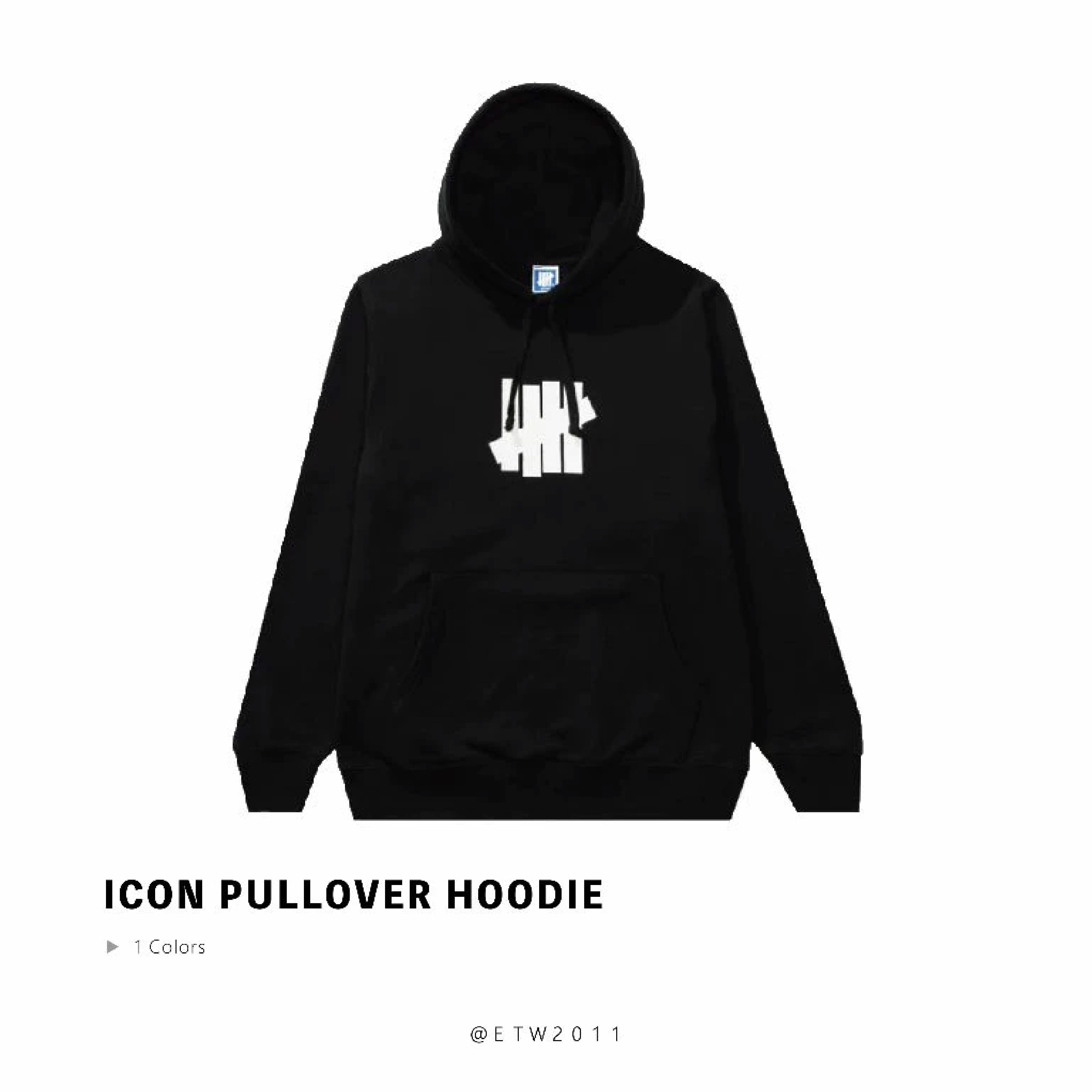 ☆ETW☆【EASY TO WEAR】UNDEFEATED ICON PULLOVER HOODIE 帽T