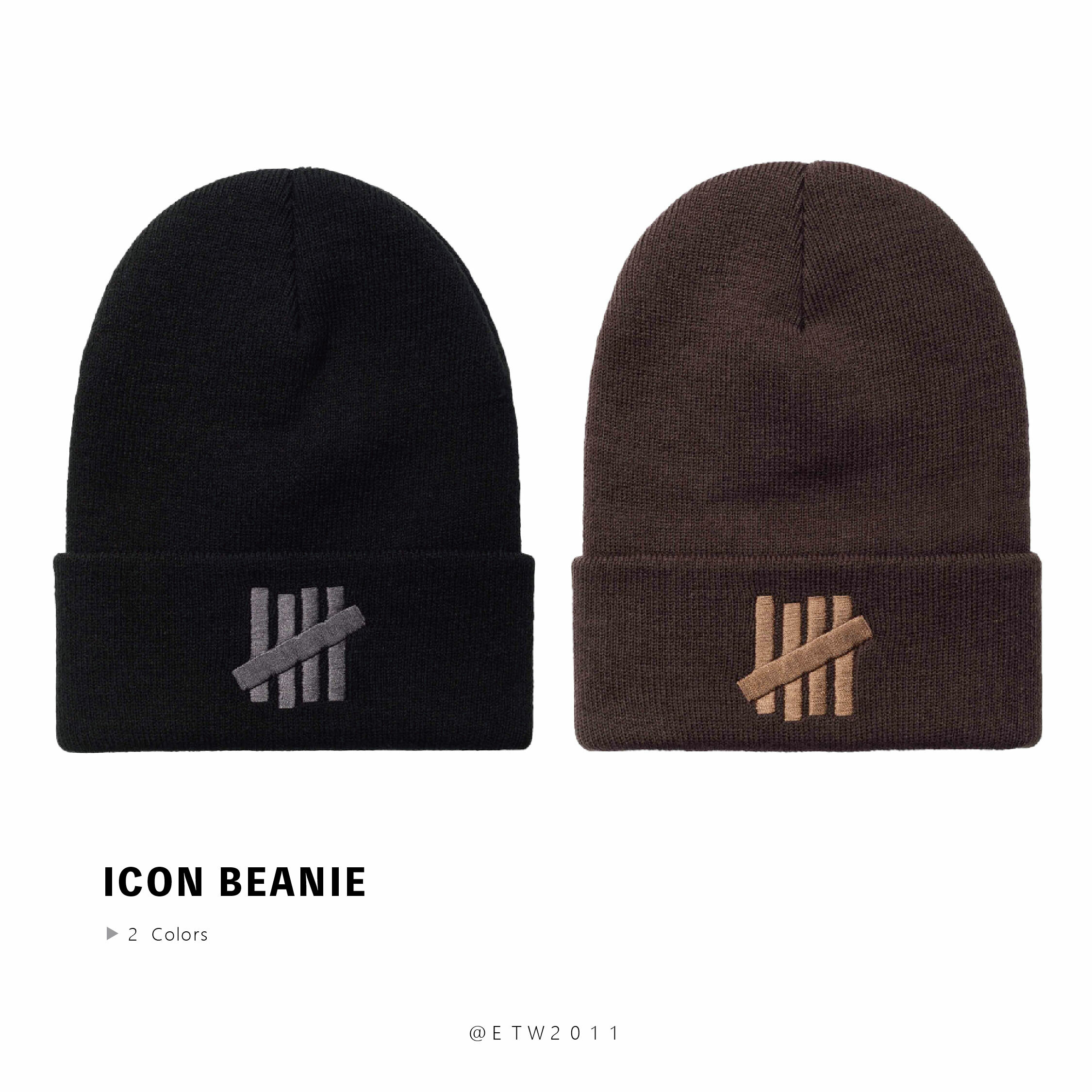 ☆ETW☆【EASY TO WEAR】UNDEFEATED ICON BEANIE 毛帽 刺繡 柵欄