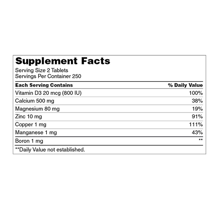 Kirkland Signature Calcium Citrate 500 mg, 500 Tablets