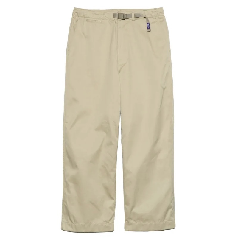 THE NORTH FACE PURPLE LABEL 2025SS CHINO WIDE STRAIGHT FIELD PANTS 日本TNF 紫標 寬褲 工作褲 黑色/卡其色-N25SC093