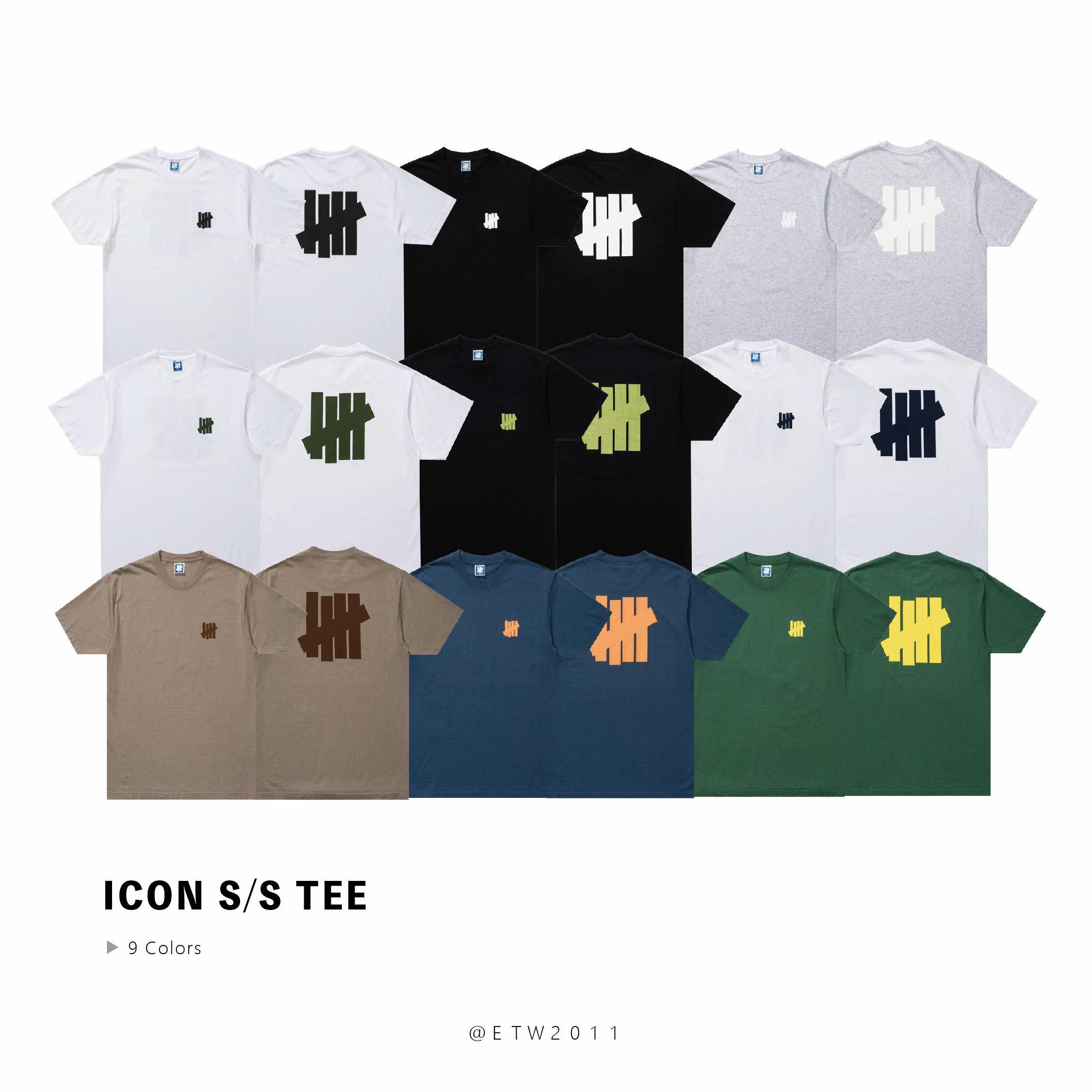 ☆ETW☆【EASY TO WEAR】UNDEFEATED ICON S/S TEE 柵欄 LOGO 短T 短袖 現貨