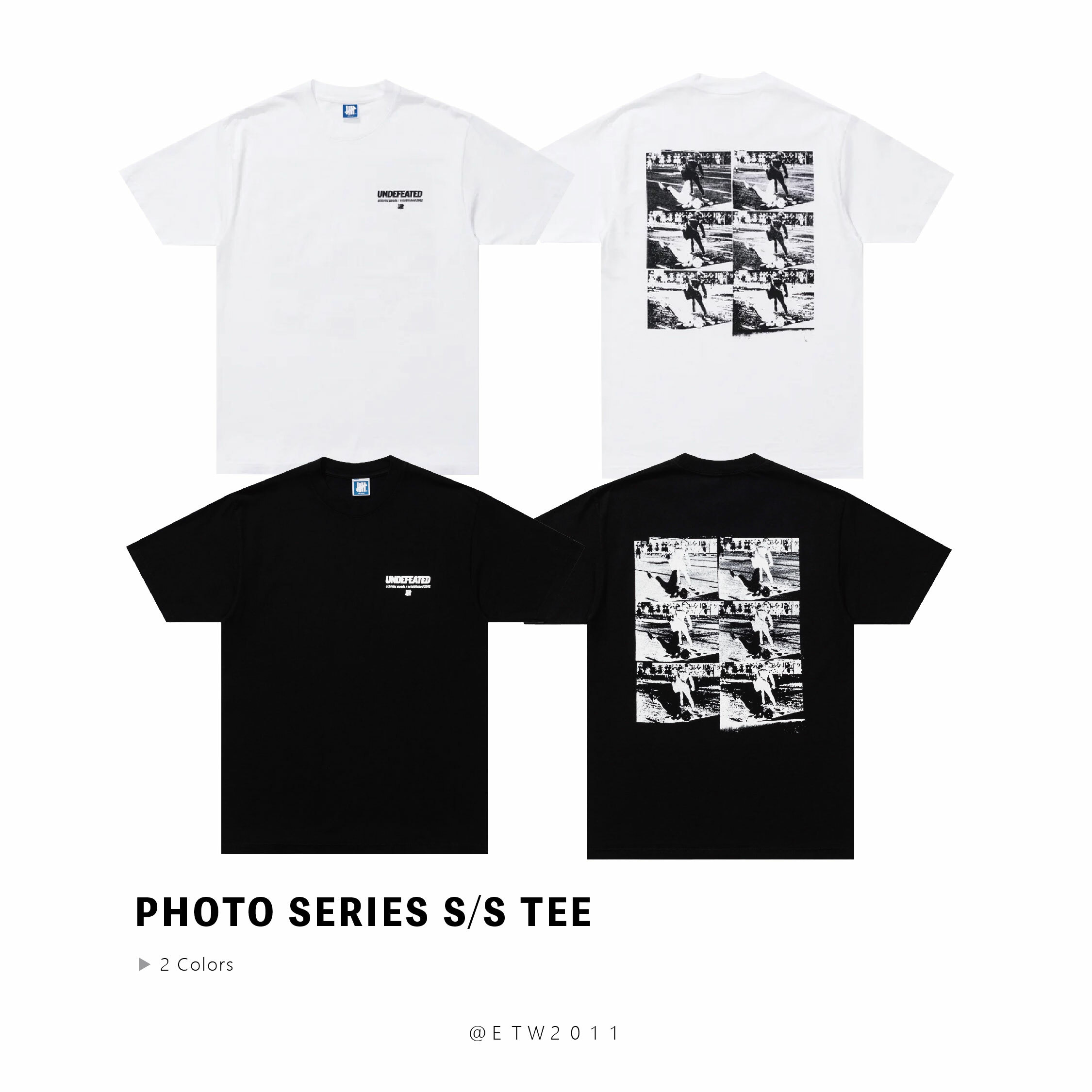 ☆ETW☆【EASY TO WEAR】UNDEFEATED PHOTO SERIES S/S TEE 柵欄 短袖 照片 黑白 短T