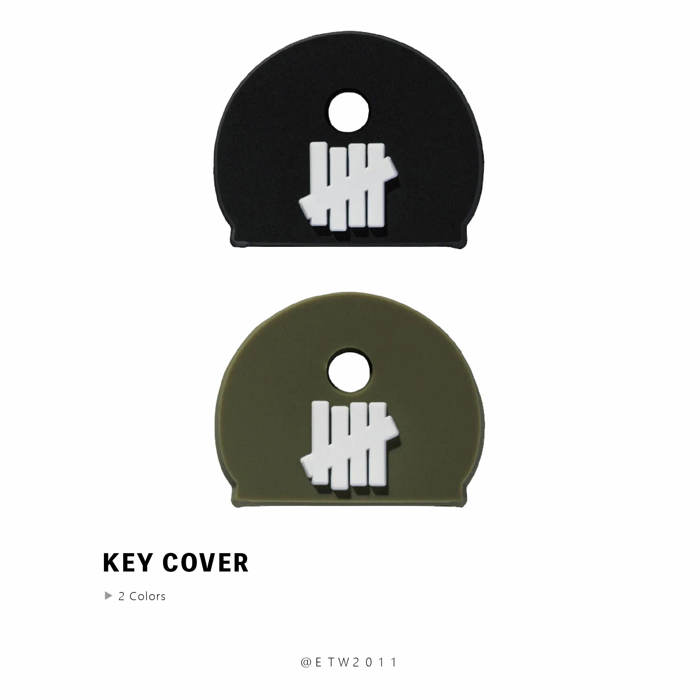 ☆ETW☆【EASY TO WEAR】UNDEFEATED KEY COVER 鑰匙套 鑰匙 吊飾 收納 柵欄 黑色 綠色