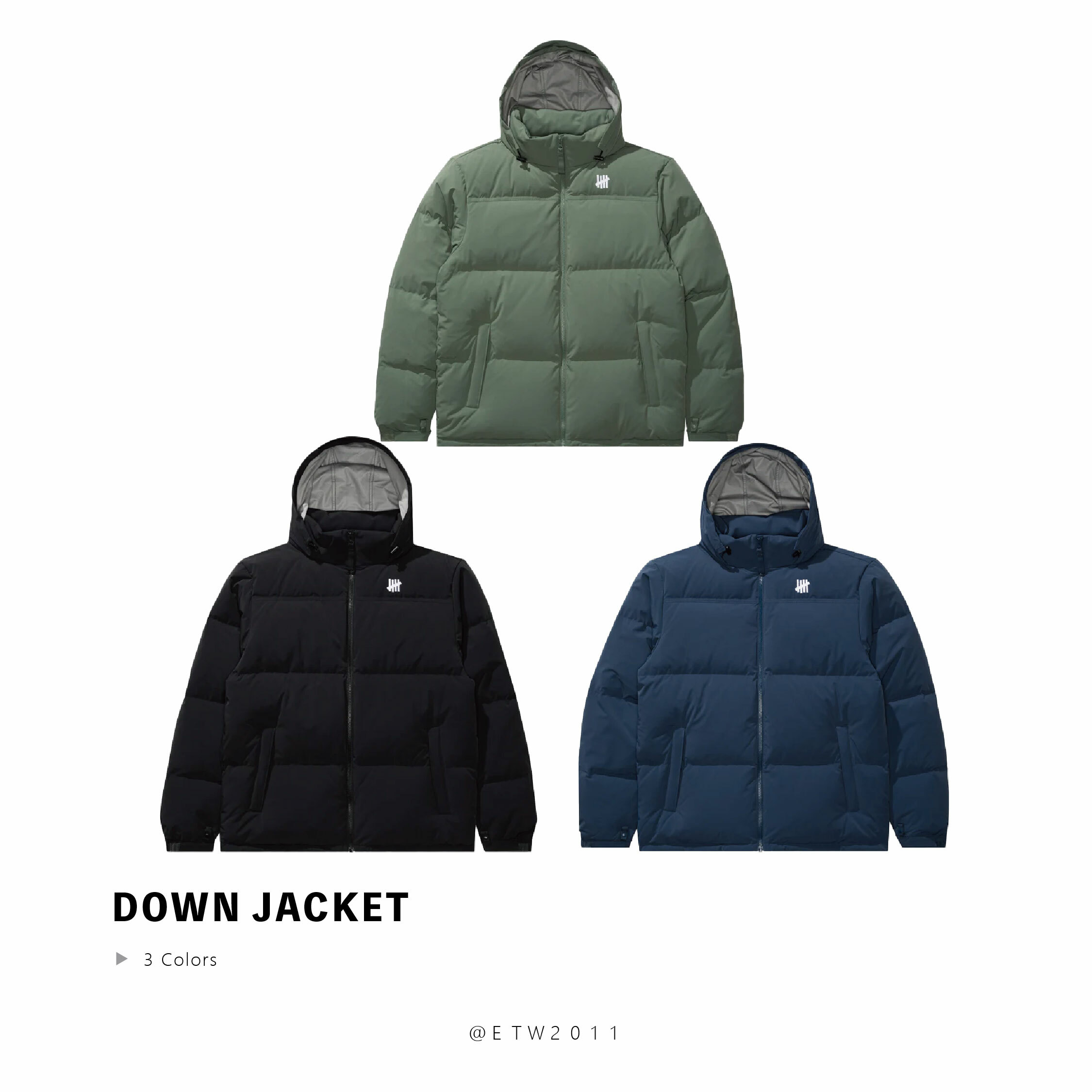 ☆ETW☆【EASY TO WEAR】UNDEFEATED DOWN JACKET 羽絨服 防寒 柵欄 防風外套 羽絨外套