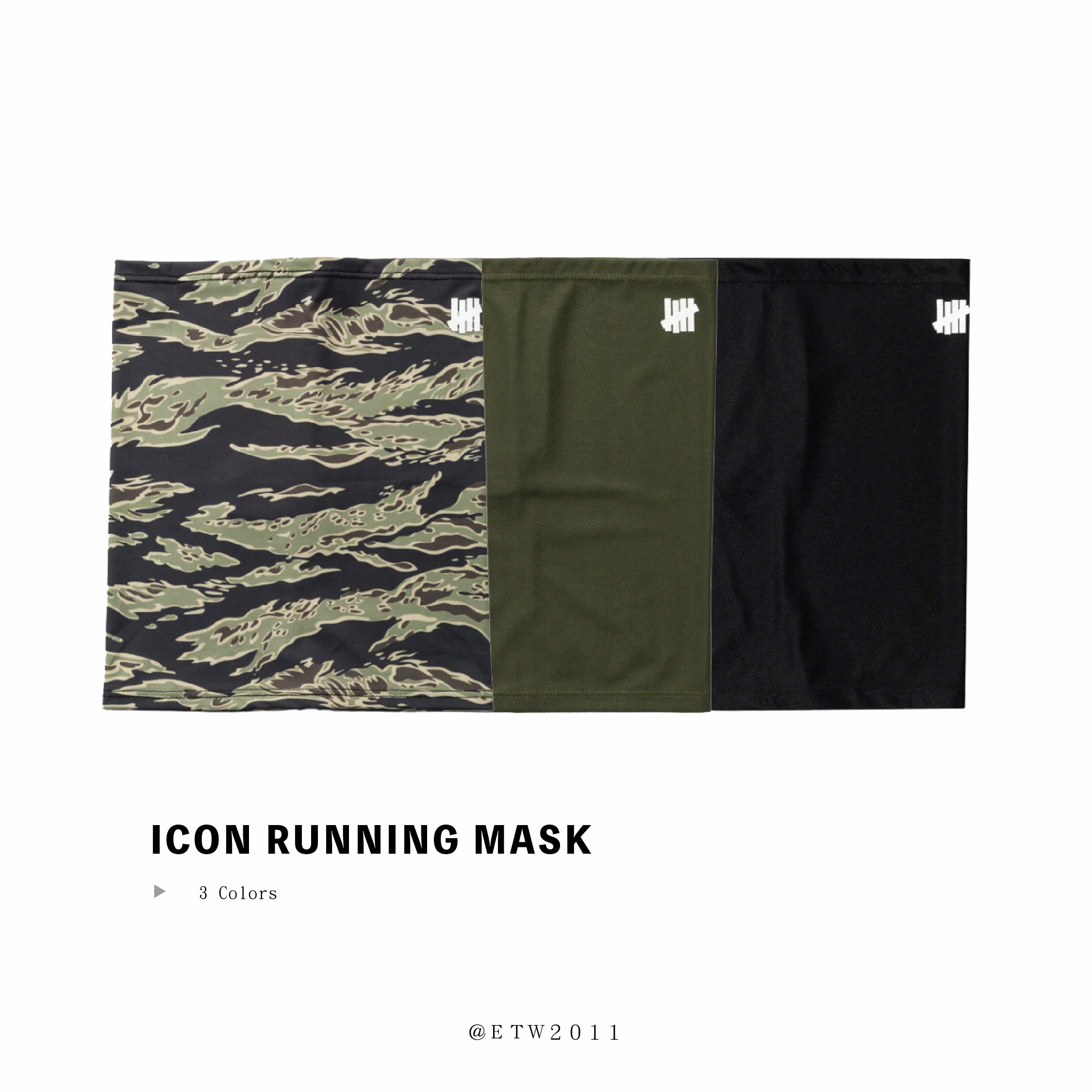 ☆ETW☆【EASY TO WEAR】UNDEFEATED ICON RUNNING MASK 運動 排汗 吸水速乾頭巾 面罩 脖圍