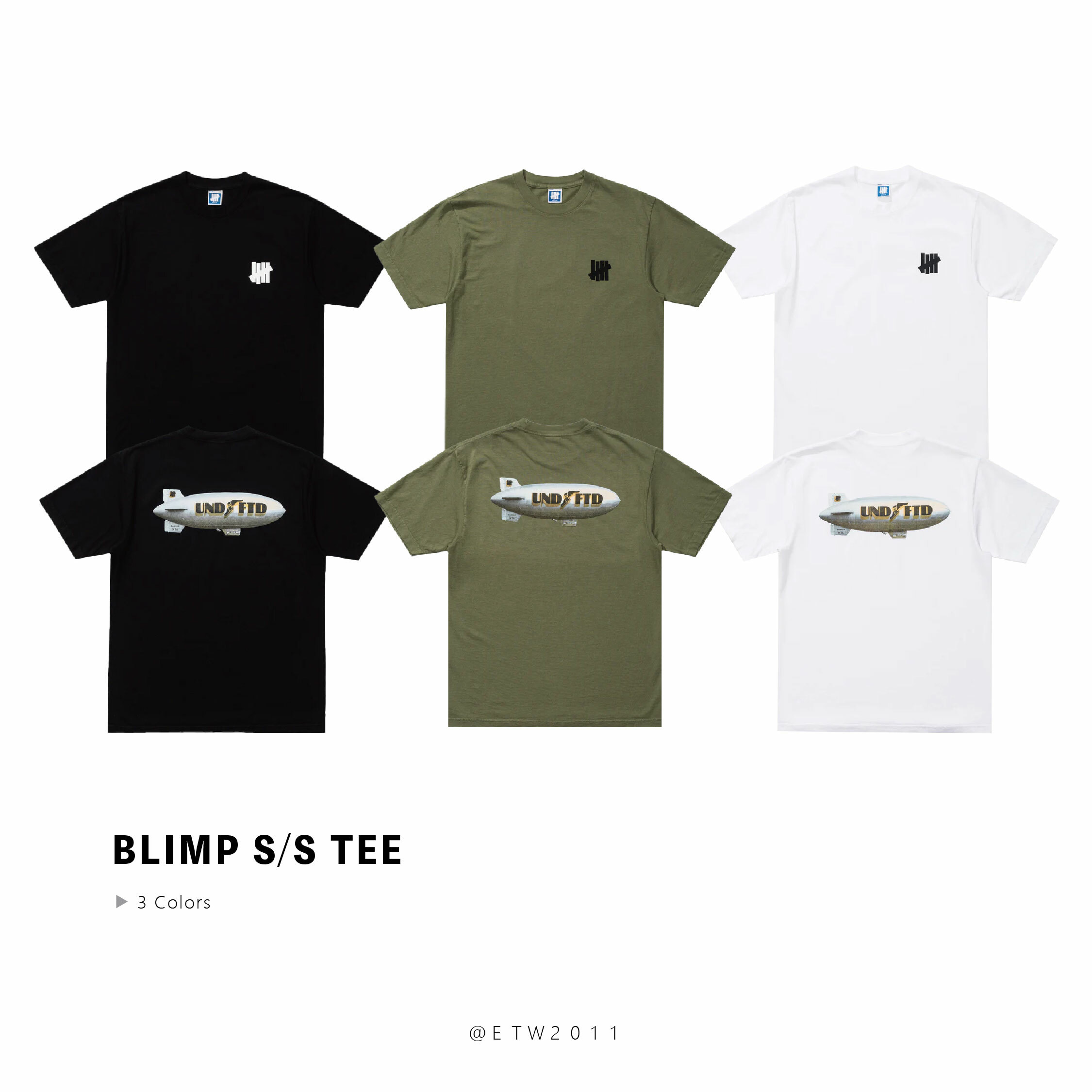 ☆ETW☆【EASY TO WEAR】UNDEFEATED BLIMP S/S TEE 飛船 柵欄  短T T恤