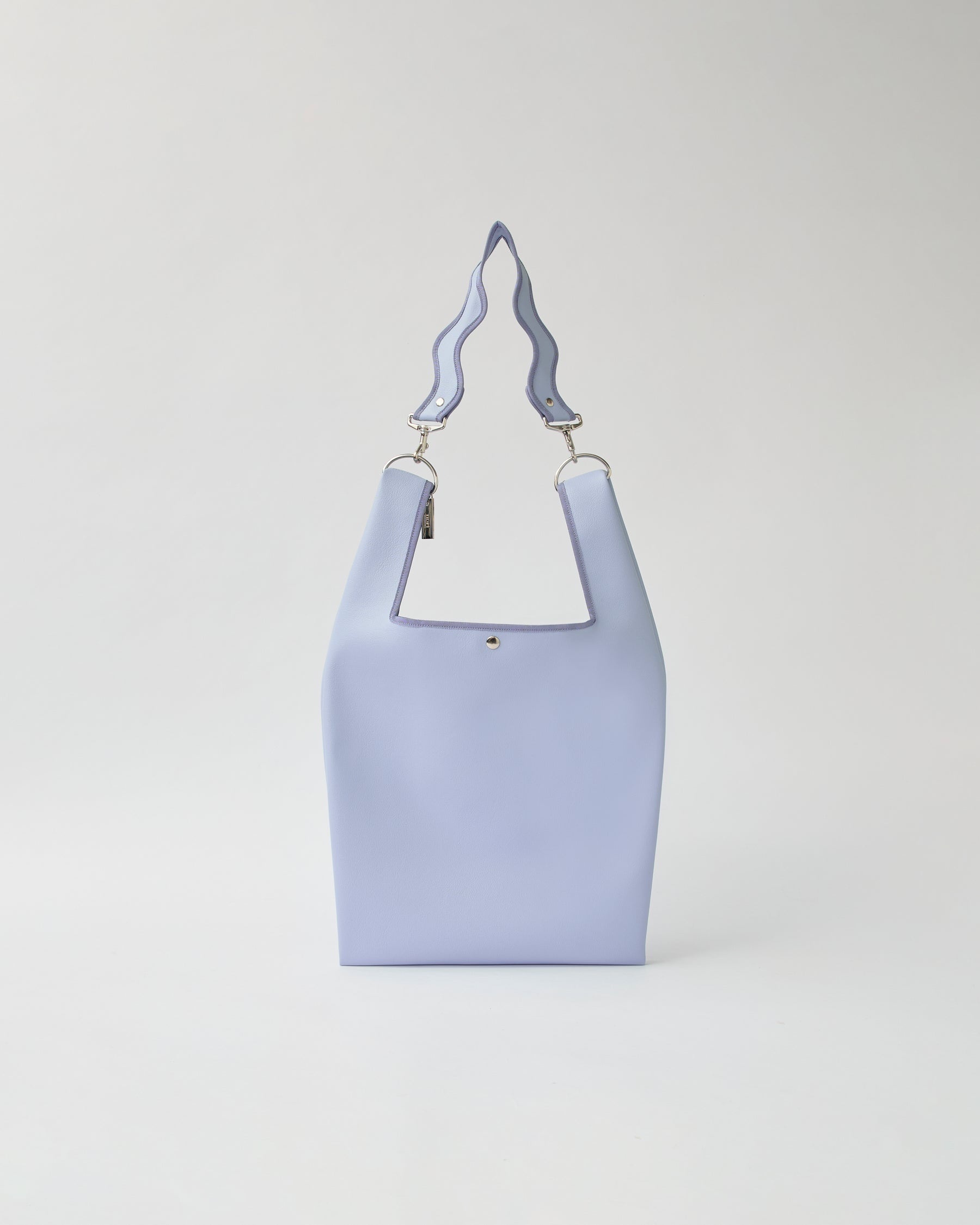 Nori 波浪手提肩背包 大款 鳶尾紫