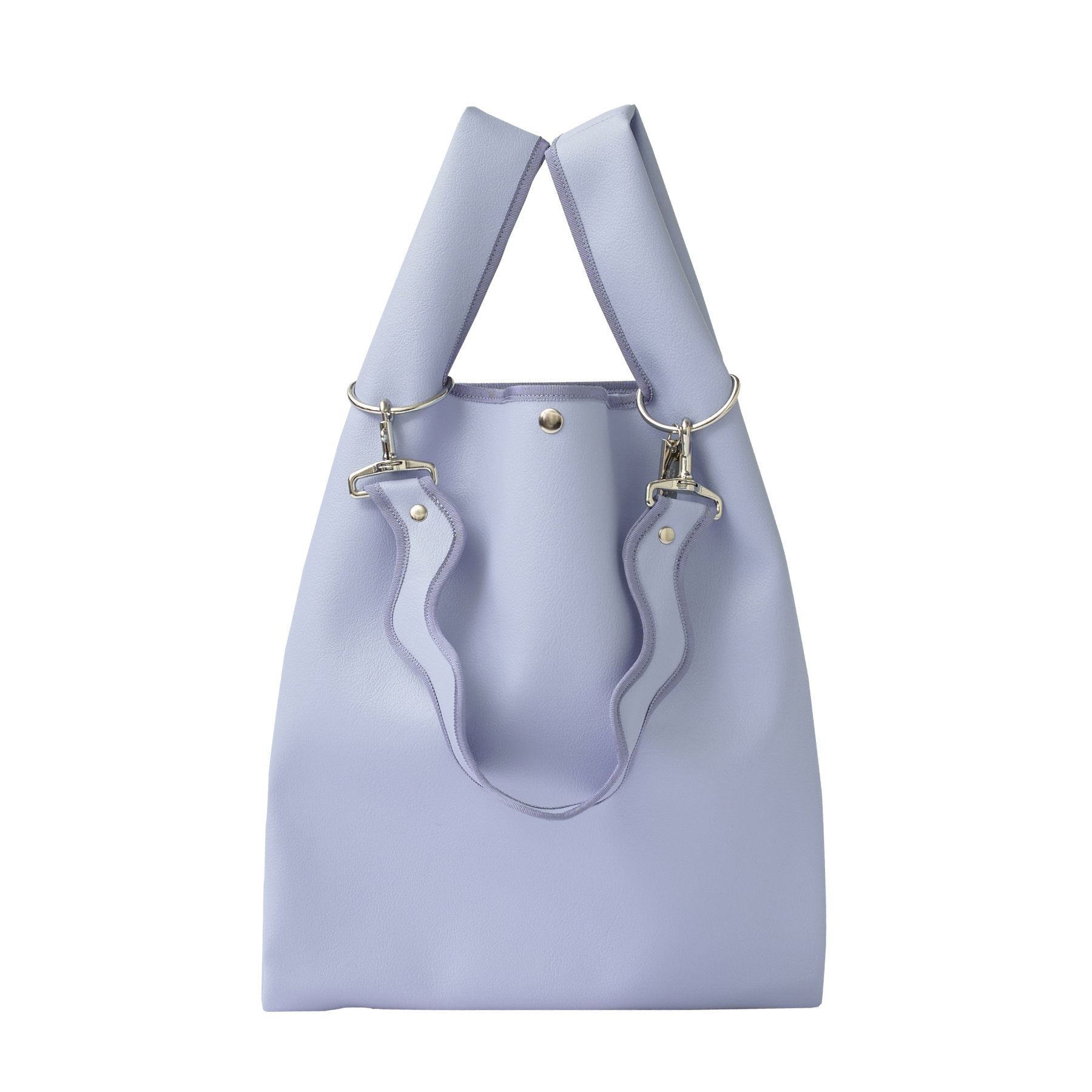 Nori 波浪手提肩背包 大款 鳶尾紫