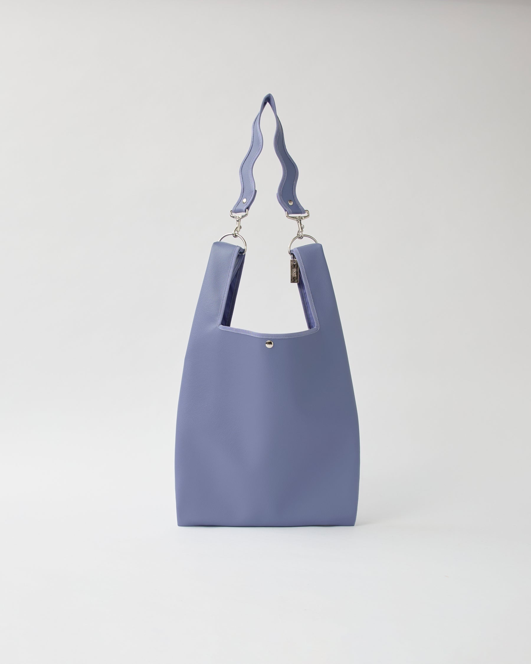 Nori 波浪手提肩背包 大款 三色堇紫