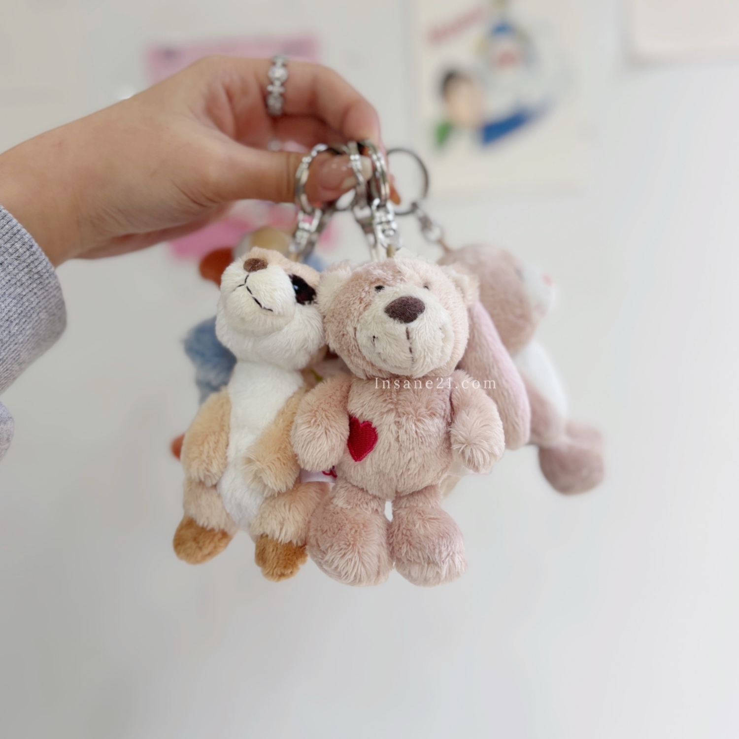 NICI 動物吊飾 絨毛吊飾 鑰匙圈