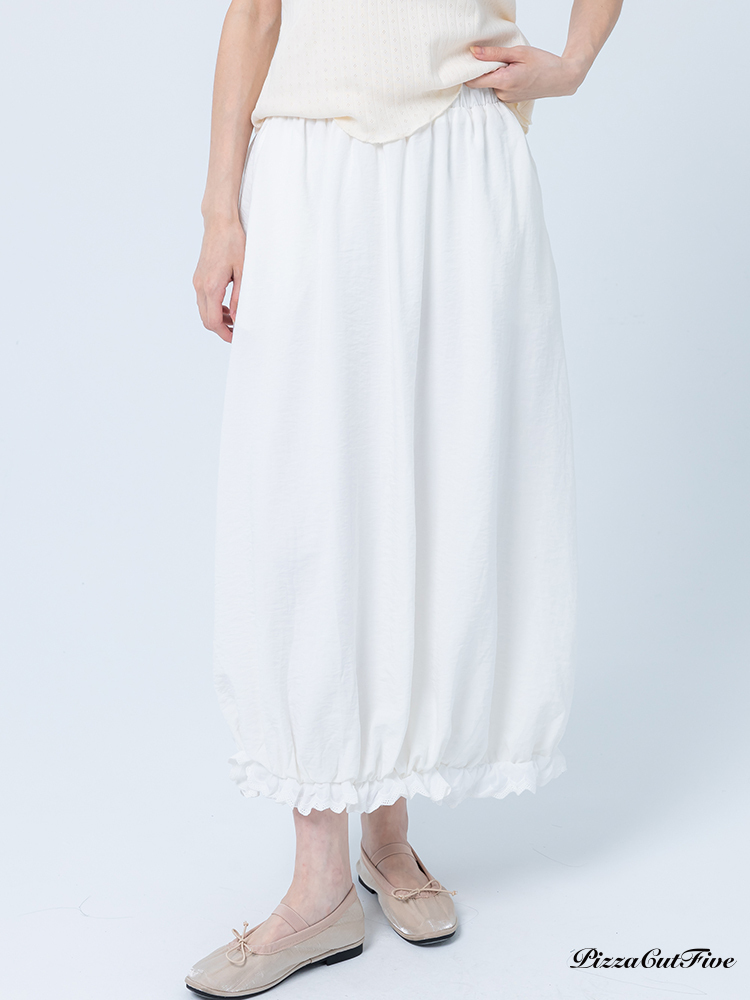 [SALE]蕾絲花邊泡泡長裙 PizzaCutFive PCF252492017