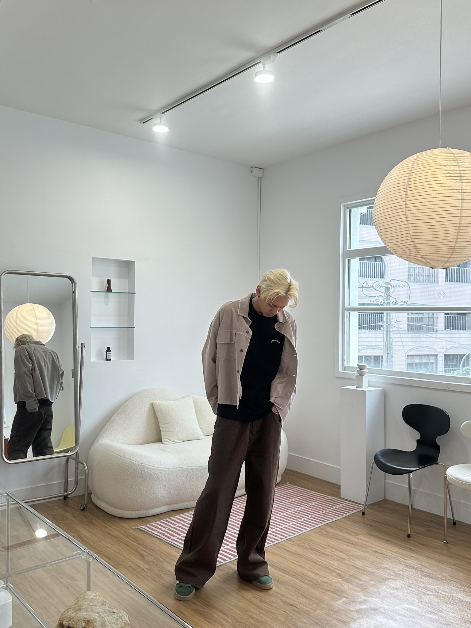 HOLY ANGEL燙字短T 黑