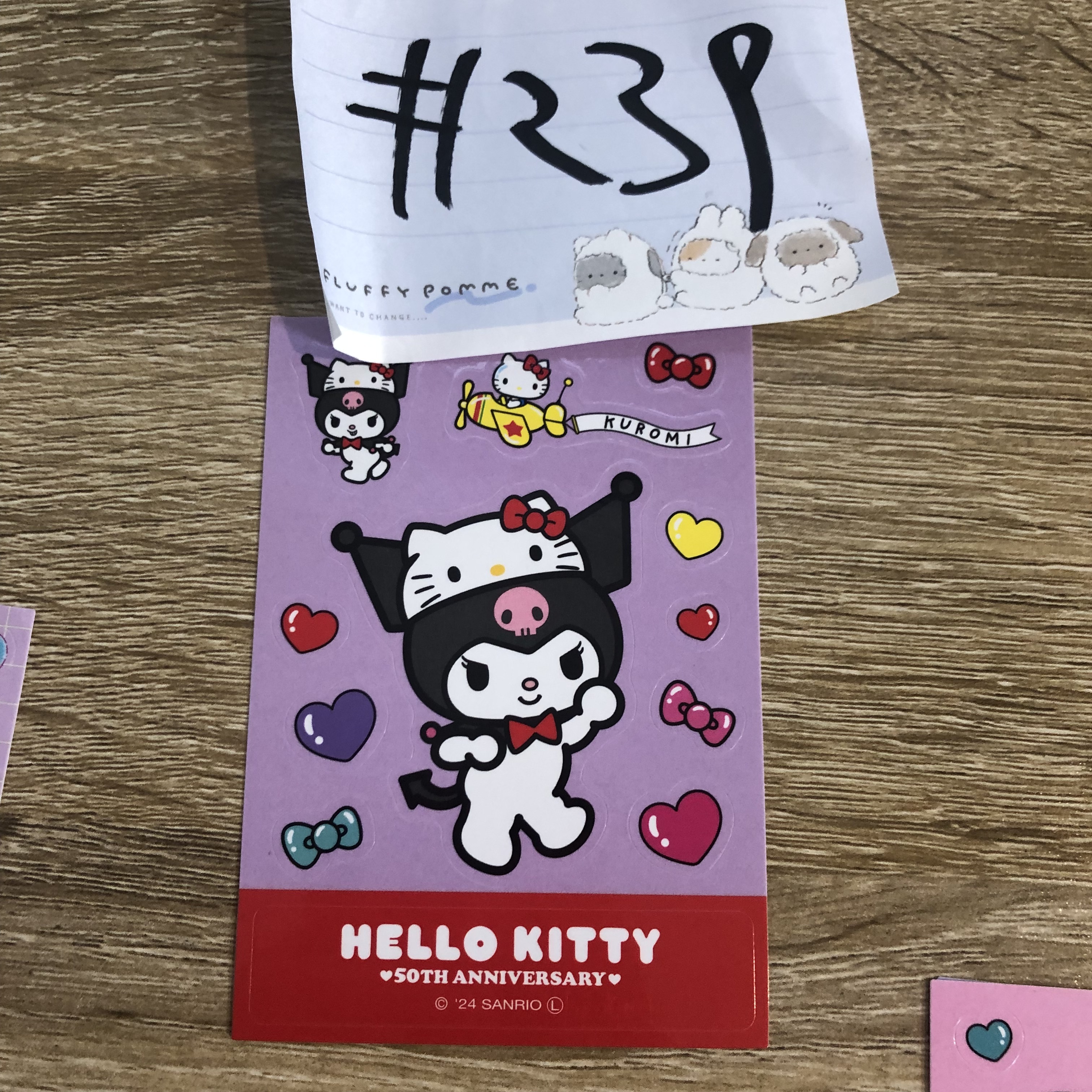 Sanrio KUROMI  貼紙#239